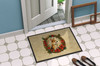 Corgi Christmas Flowers Doormat 24H X 36W DAC2350 product image at NuMercy 4
