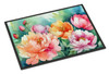 Indiana Peonies in Watercolor Doormat 24H X 36W DAC1650 product image at NuMercy