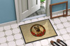 Cairn Terrier Christmas Flowers Doormat 24H X 36W DAC2336 product image at NuMercy 4