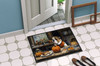 English Bulldog Fall Kitchen Pumpkins Doormat 24H X 36W DAC1756 product image at NuMercy 4