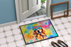 Golden Retriever Hippie Dawg Doormat 24H X 36W DAC2512 product image at NuMercy 4