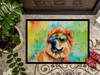 Chow Chow Hippie Dawg Doormat 24H X 36W DAC2490 product image at NuMercy 3