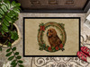 Sussex Spaniel Christmas Flowers Doormat 24H X 36W product image at NuMercy 3