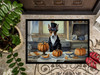 Basenji Fall Kitchen Pumpkins Doormat 24H X 36W product image at NuMercy 3