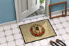 French Bulldog Christmas Flowers Doormat 24H X 36W product image at NuMercy 4