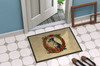 Greyhound Christmas Flowers Doormat 24H X 36W product image at NuMercy 4
