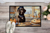 Chocolate Lab Fall Kitchen Pumpkins Doormat 24H X 36W DAC1789 product image at NuMercy 2