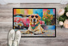 Yellow Labrador Hippie Dawg Doormat 24H X 36W DAC2530 product image at NuMercy 2