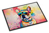 French Bulldog Hippie Dawg Doormat 24H X 36W DAC2506 product image at NuMercy