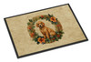 Poodle Christmas Flowers Doormat 24H X 36W DAC2407 product image at NuMercy