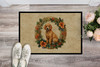 Poodle Christmas Flowers Doormat 24H X 36W DAC2407 product image at NuMercy 2