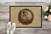 Dalmatian Christmas Flowers Doormat 24H X 36W product image at NuMercy 2