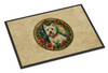 Westie Christmas Flowers Doormat 24H X 36W DAC2445 product image at NuMercy