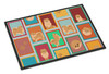Lots of Orange Pomeranian Doormat 24H X 36W product image at NuMercy