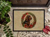 Field Spaniel Christmas Flowers Doormat 24H X 36W product image at NuMercy 3