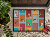 Lots of Red Boston Terrier Doormat 24H X 36W product image at NuMercy 3