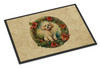 Poodle Christmas Flowers Doormat 24H X 36W DAC2409 product image at NuMercy