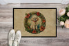 Poodle Christmas Flowers Doormat 24H X 36W DAC2409 product image at NuMercy 2