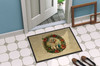 Poodle Christmas Flowers Doormat 24H X 36W DAC2409 product image at NuMercy 4