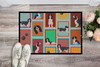 Lots of Black and White English Springer Spaniel Doormat 24H X 36W product image at NuMercy 2