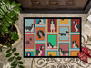 Lots of Black and White English Springer Spaniel Doormat 24H X 36W product image at NuMercy 3