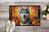 Siberian Husky Fall Doormat 24H X 36W product image at NuMercy 2
