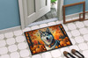 Siberian Husky Fall Doormat 24H X 36W product image at NuMercy 4