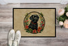 Labrador Retriever Christmas Flowers Doormat 24H X 36W DAC2386 product image at NuMercy 2