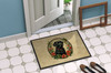 Labrador Retriever Christmas Flowers Doormat 24H X 36W DAC2386 product image at NuMercy 4