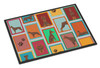 Lots of Red Doberman Pinscher Doormat 24H X 36W product image at NuMercy