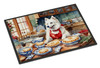 American Eskimo Christmas Cookies Doormat 24H X 36W DAC3714 product image at NuMercy