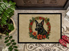 Australian Kelpie Christmas Flowers Doormat 24H X 36W product image at NuMercy 3