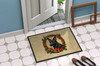 Australian Kelpie Christmas Flowers Doormat 24H X 36W product image at NuMercy 4