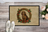 Otterhound Christmas Flowers Doormat 24H X 36W product image at NuMercy 2