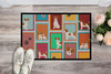 Lots of Red and White Jack Russell Terrier Doormat 24H X 36W product image at NuMercy 2