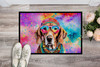 Weimaraner Hippie Dawg Doormat 24H X 36W DAC2567 product image at NuMercy 2