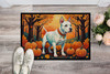White Pit Bull Terrier Fall Doormat 24H X 36W product image at NuMercy 2