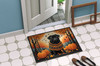 Black Pug Fall Doormat 24H X 36W product image at NuMercy 4