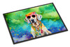 Weimaraner Hippie Dawg Doormat 24H X 36W DAC2565 product image at NuMercy