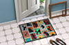 Lots of Black Standard Poodle Doormat 24H X 36W product image at NuMercy 4
