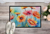 Gerbera Daisies in Watercolor Doormat 24H X 36W DAC1570 product image at NuMercy 2