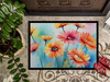 Gerbera Daisies in Watercolor Doormat 24H X 36W DAC1570 product image at NuMercy 3