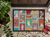 Lots of Grey Siberian Husky Doormat 24H X 36W product image at NuMercy 3