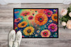 Gerbera Daisies in Color Doormat 24H X 36W product image at NuMercy 2