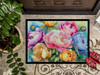 Peonies in Watercolor Doormat 24H X 36W DAC1597 product image at NuMercy 3