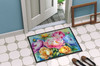 Peonies in Watercolor Doormat 24H X 36W DAC1597 product image at NuMercy 4