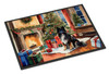 Keeshond Cozy Christmas Doormat 24H X 36W DAC2691 product image at NuMercy