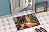 Finnish Spitz Cozy Christmas Doormat 24H X 36W product image at NuMercy 4