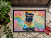 Scottish Terrier Hippie Dawg Doormat 24H X 36W DAC2559 product image at NuMercy 3