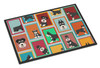 Lots of Black and Silver Schnauzer Doormat 24H X 36W product image at NuMercy
